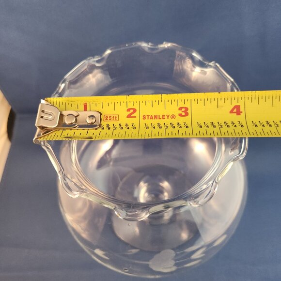 Princess House Heritage Crystal Pedestal Centerpiece Taper Candle Lamp #409 NIB - Picture 7 of 8